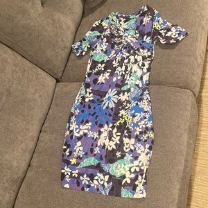 Peter pilotto for target maternity floral purple dress